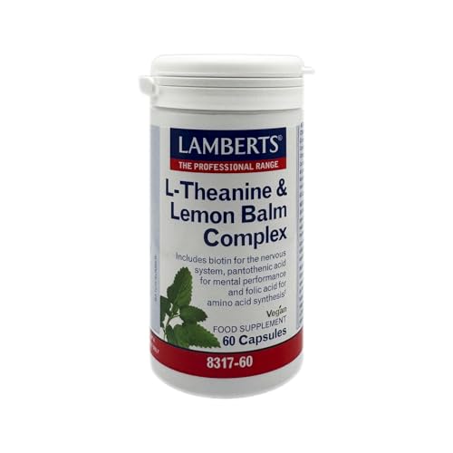 Lamberts L Teanina con Balsamo de Limon Vegan - 60 Cápsulas