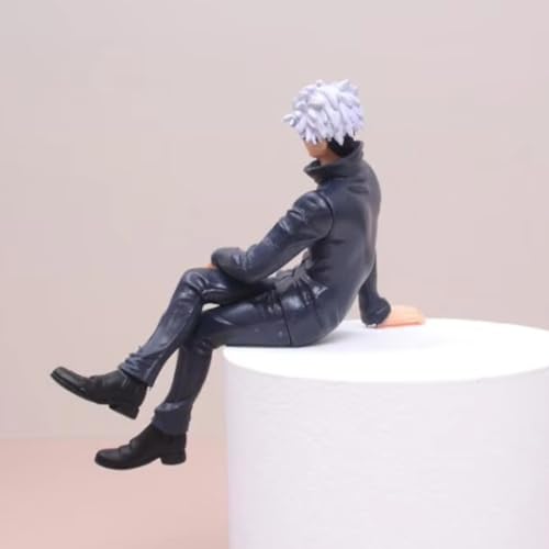 Image of Blue Aura Gojo Action Figure Height -13cm Multicolour PVC | Gojo Noodle Stopper