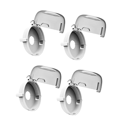 Abaodam Cooker Knob Protector Cover 4pcs Gas Stove Top Covers for Childproofing