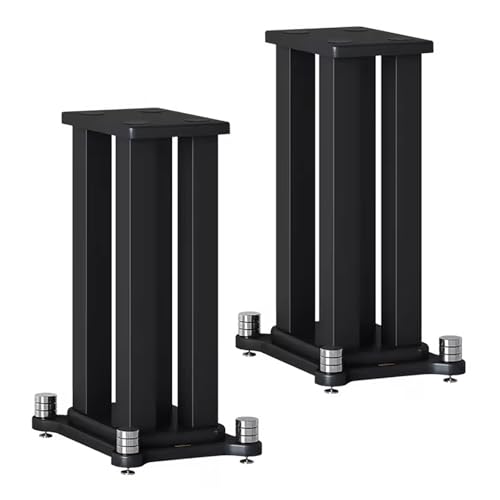Soporte universal para altavoces con base pesada estable de metal contra caídas de 40 cm