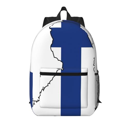 Mochila universitaria EdWal de mapa finlandés para tus trayectos diarios y campus escolar