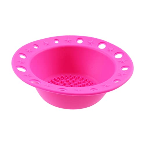 Gogogmee Makeup Cleaners for Sponges and Brushes Brush Cleaning Pad Groove Silicone Easy to Clean Multi-functional
