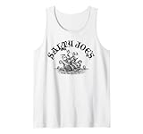 Salty Joe's Octopus Attack Logo Surf Shop Graphic Tank Top