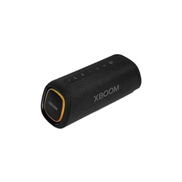 Caixa de Som Bluetooth LG Xboom Go XG7S - Bateria 24H, 30W+10W RMS, Iluminação de Estúdio, IP67, Track Woofer de Fibra de Carbono