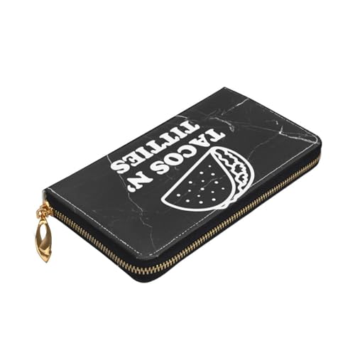 Tacos and Titties Wallet Card Bag, Black4