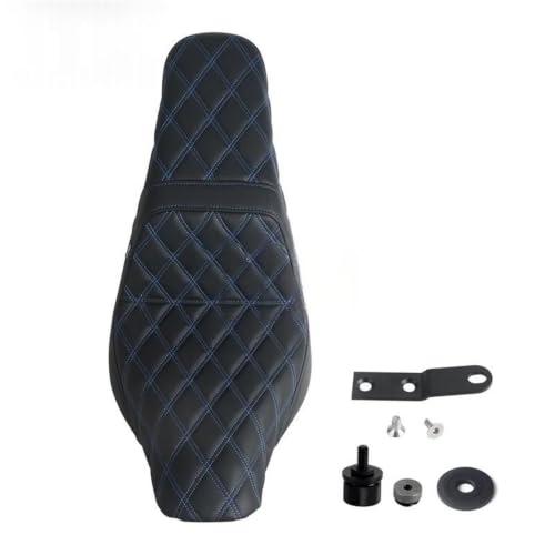 Cojín de moto de cuero suave y cómodo para asiento de FLSB Low Rider S y Sport Glide