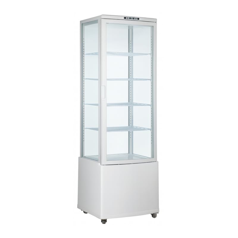 Vitrina Refrigerada Panorámica Blanca 235L -...