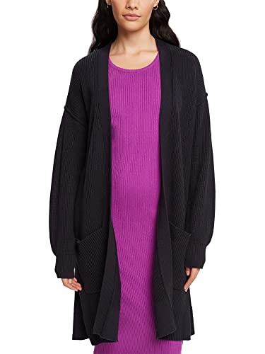 edc by Esprit 102cc1i303 Suéter cárdigan, 001/negro, XS para Mujer Cover