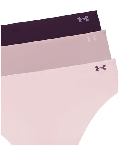 Image of Under Armour Women's 3-pack Pure Stretch No Show Thong Underwear, All-day Comfort & Ultra-soft Fit