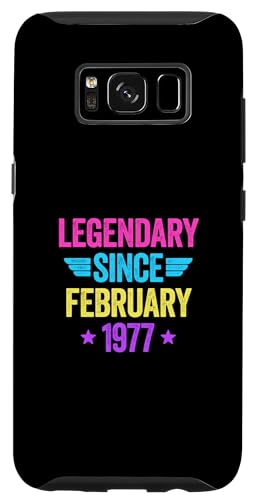 Carcasa para Galaxy S8 Legendary Since February 1977 Carcasa para Galaxy S8 Legendary Since February 1977