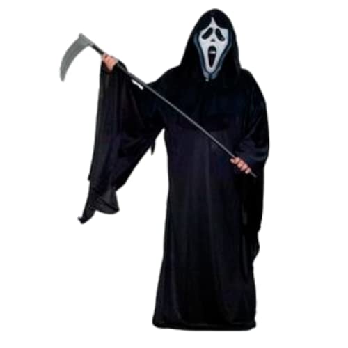 Fantasia Capa do Panico Adulto Halloween Túnica da Morte Zumbi Terror