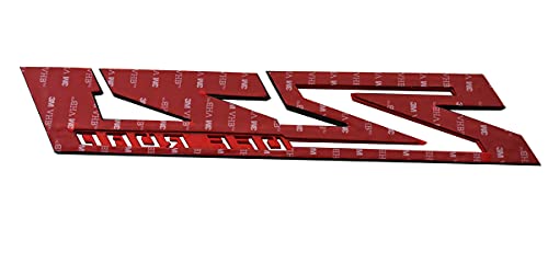 Image of 2pack New Big Z71 Off Road Emblems Side Decals 3D Badges Compatible with fits 2019-2025 Silverado Offroad Parts 84632695 (Matte Black)