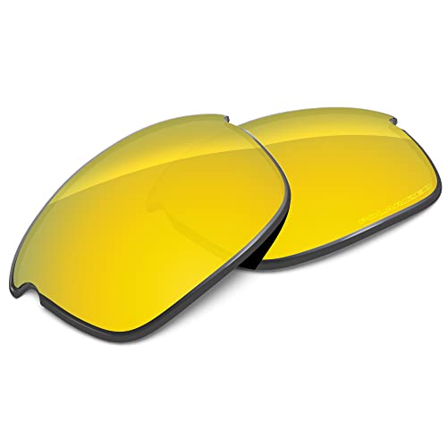 Image of Performance Replacement Lenses Compatible with Oakley Bottle Rocket OO9164 Polarized Etched-Golden Yellow