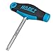 Hazet Socket Wrench 866-4 with T-Handle 1/4 inch, Black-Blue