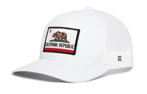 Image of HAKA State Flag Series Trucker Hat for Men & Women, Adjustable Baseball Hat, Golf Hat Snapback