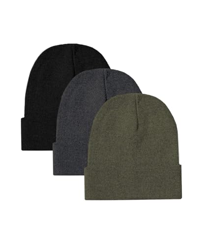 Ultra Performance 3 Pack Beanie Winter Hats for Men & Women Mens & Womens Skull Cap Beanies Hats