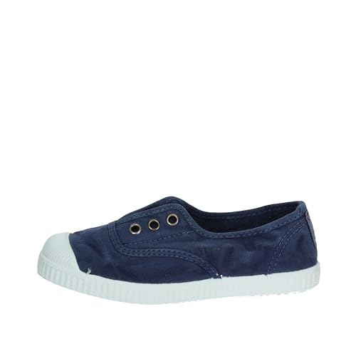 Cienta Distressed Style Slip-On Sneakers for Kids - Elastic Slip-On, Laceless, Recyclable, Washed...