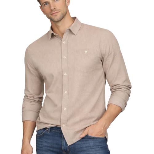 Chemise en lin de qualité supérieure Xact manches longues