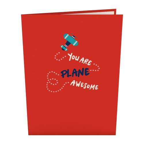 Lovepop You Are Plane Awesome Pop Up Card, 5” X 7” - 3D Valentine Greeting Cards, Pop Up Valentine's Cards, Romantic Card, Love Cards For Him, Anniversary Card #TOP3