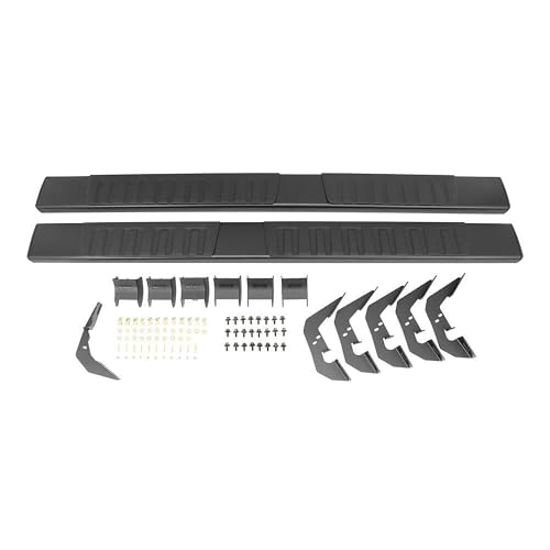 Westin R7 Nerf Bars negros para Silverado Sierra 1500-3500 miniatura 4