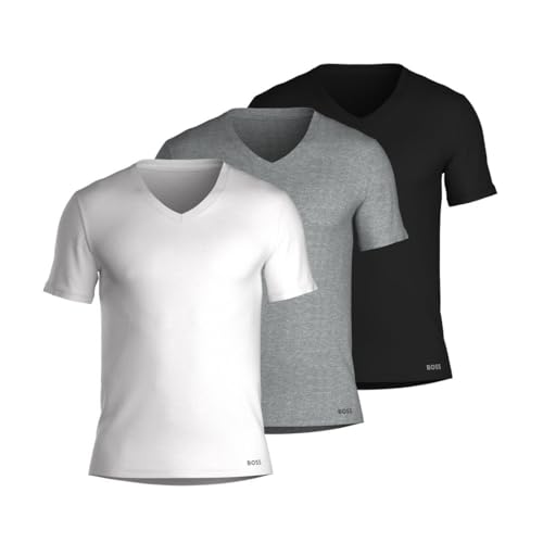 Boss T-Shirt pour Homme, Pré-Pack 999 Assorti, L