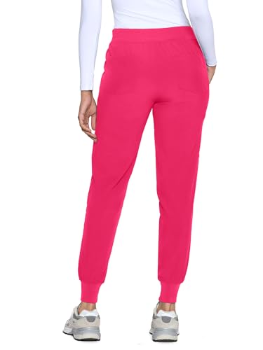 Image of COZYFIT Womens Scrub Pants - Soft Stretch Yoga Style with 5 Pockets, Slim Fit Jogger Scrubs Pants for Women
