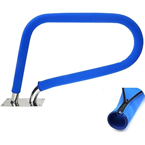 Ginchain Pool Handrail Cover, Slip Resistant Zippered Hand Grip Rail Cover, Safety Rail Grip Sleeve for Inground Swimming Pool Hand Railing Cover(8 feet, Royal Blue) Cover