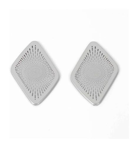 Cache-Haut-Parleur de portière pour CR-V 2022-2024 noir en acier inoxydable