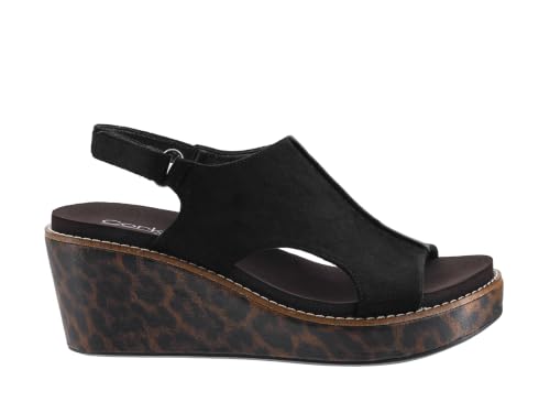 Image of Corkys Footwear Womens Carley Wedges, Featuring Corkys EVA Foam Cushioned Insoles, A 2.5 Inch Heel, Lightweight For All Day Wear, And Hook And Loop Closure