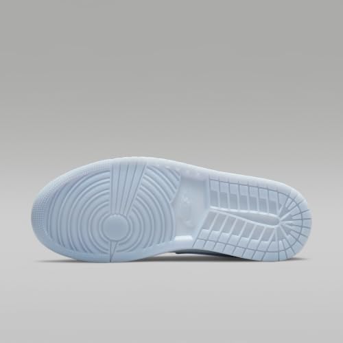 Image of Air Jordan 1 Mid Women's Shoes (White /Wolf Grey /Aluminum)