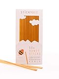 StickyBee Honeysticks - Rein Natürlicher Honig, Ideal Als Fitness Food, Outdoor Snack, Kinder Lunchbox, Tee Oder Kaffee (150 Honigstäbe, 750g)