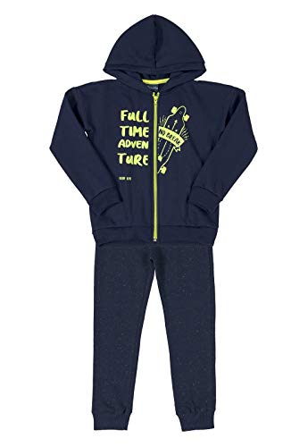 Conjunto Jaqueta e Calça Infantil Quimby Meninos, Azul, 14