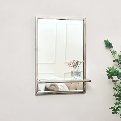 Melody Maison Espejo de pared con espejo con estante 42 cm x 62 cm Cover