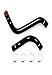 Mishimoto MMHOSE-TUNV8-07BK Silicone Radiator Hose Kit Compatible With Toyota Tundra 2007-2016 Black