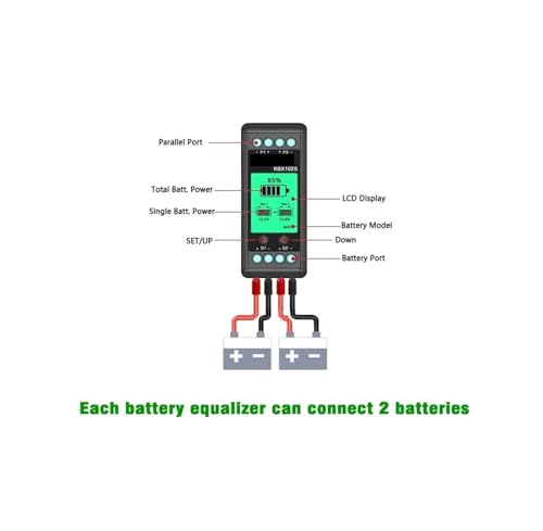 Ecualizador de batería 12V10A elimina fallos de voltaje en sistemas de 24V y 36V 5