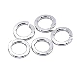 BolznWiz 100PCS M10 Split Lock Washer, 304 Stainless Steel, Spring Lock Washers for Industrial & Home Use
