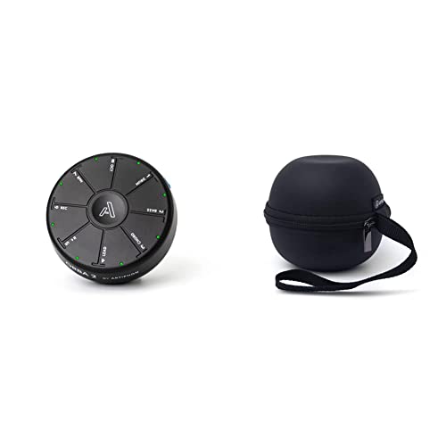 Artiphon Orba 2 synthétiseur portable, échantillonneur, looper & contrôleur MIDI & Travel Case Softshell Sacoche de voyage pour le Orba synthétiseur Looper Midi-Controller, Noir