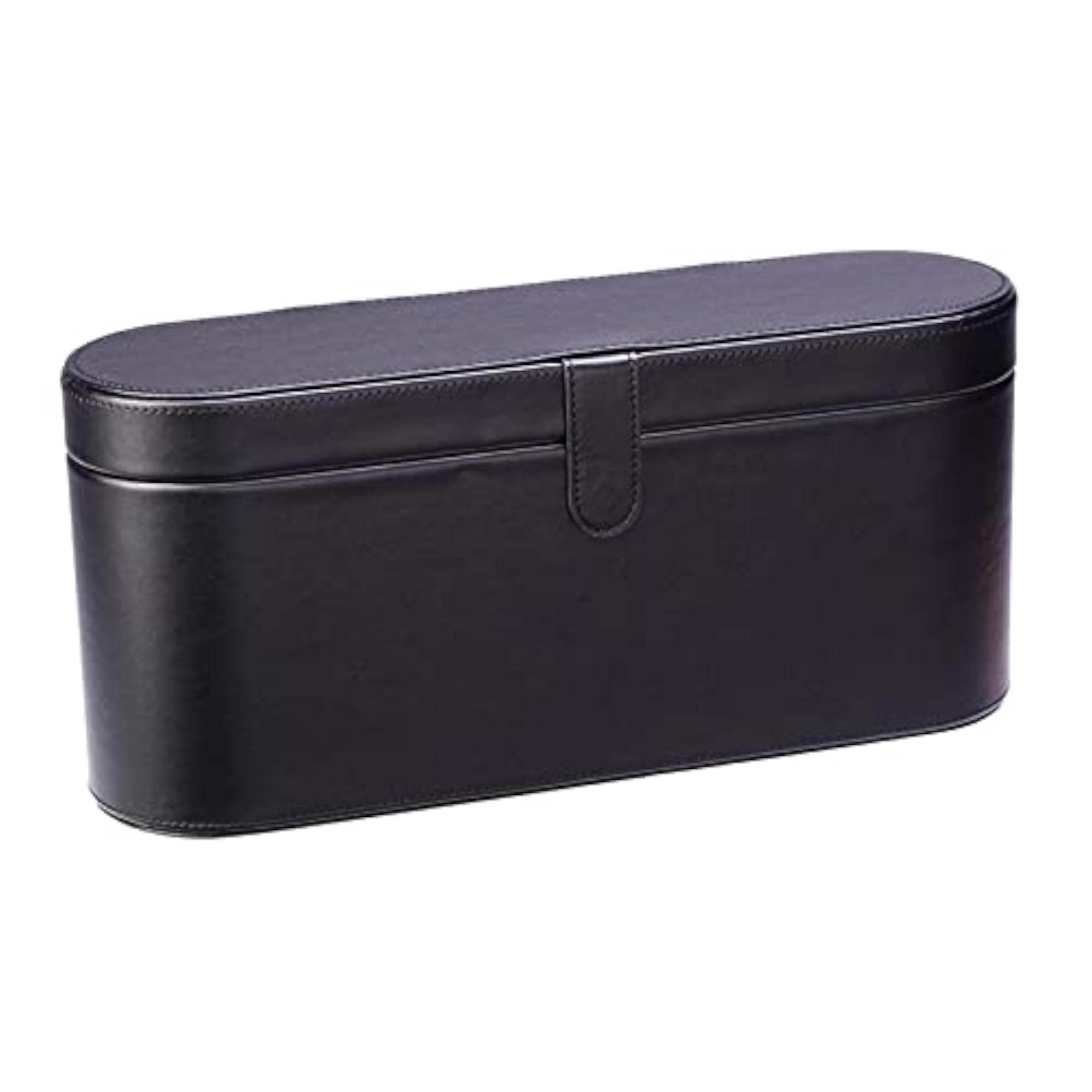 2 Pcs PU Leather Hair Dryer Storage Box, Organizer