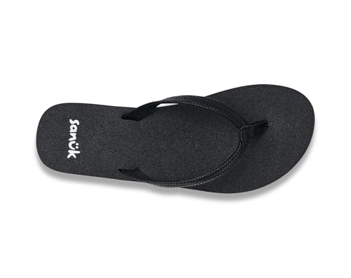 Image of Sanuk Yoga Joy Womens Flip Flops | Yoga Mat Footbed | Sandals for Women | Womens Yoga Sandals | Women's Beach Sandals