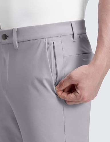 Image of CRZ YOGA All Day Comfy Golf Pants 28 inch /30 inch /32 inch /34 inch /36 inch | Decent Stretch, Wrinkle-Resistant, Casual, Slightly Tapered Leg, Flat Front, Pockets, Trousers for Men