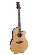Ovation electro-acoustic guitar Model: CS24 Celebrity Standard Mid Depthseries: The Celebrity Collection Bodysoundboard: Solid Sitka Spruce Sides and back: Lyrachordbracing: Ovation X-bracing Design: Mid Depthbinding: ABS, White