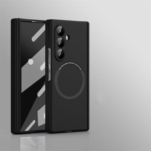 Étui Ultra-Fin pour Samsung Z Fold 7 coque magnétique intégrale noire antichoc