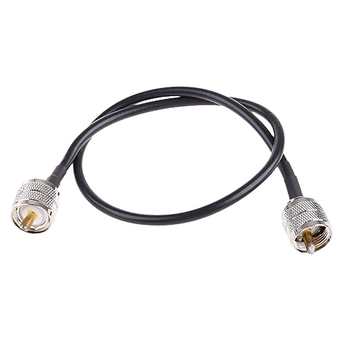 High-Power Digital Coax Cable UHF Male PL-259 to UHF Male Jumper Cable Low Loss 50 Ohm Coaxial Cable Easy to Use Uhf Coax Cable