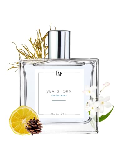 Image of EM5 Sea Storm Unisex Perfume | Amber Aquatic Fresh Marine | EDP Spray for Men & Women | Strong & Long Lasting Fragrance | Luxury Gift for Him /Her