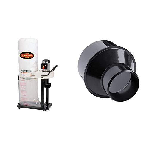 Image of SHOP FOX Portable W1727 1 HP Dust Collector and Accessories