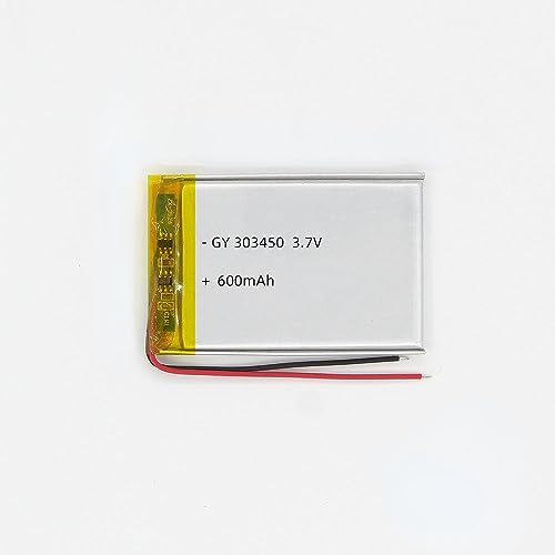 3.7V Lipo Polymer Rechargeable Battery for Smart Bracelet LED Light (303450-600mah)