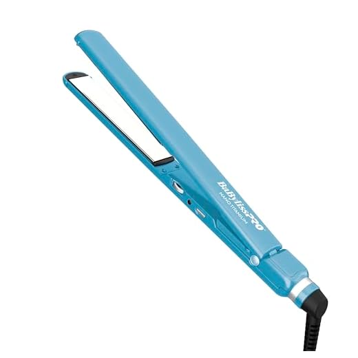 BaBylissPRO Flat Iron Hair Straightener, 1 Inch Nano Titanium, Hair Styling Tools & Appliances, BNT4072TUC