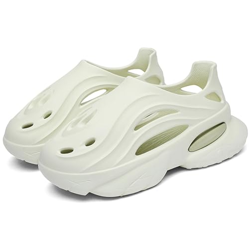 Foam Runner Style Thick-Soled EVA Material Shoes for Men Hollow Out Slippers Lightweight Slip-On Walking Sneakers Breathable Soft Beach Sandals3