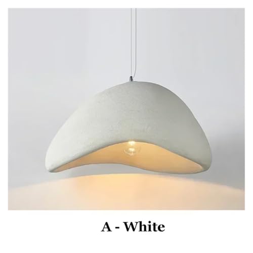 Suspension japonaise blanche D40cm luminaire de plafond E27