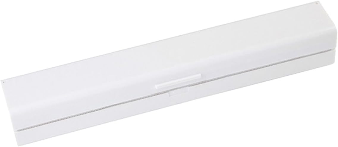 Food Cling Wrap Cutter Case Plastic Wrap Dispenser, PP White